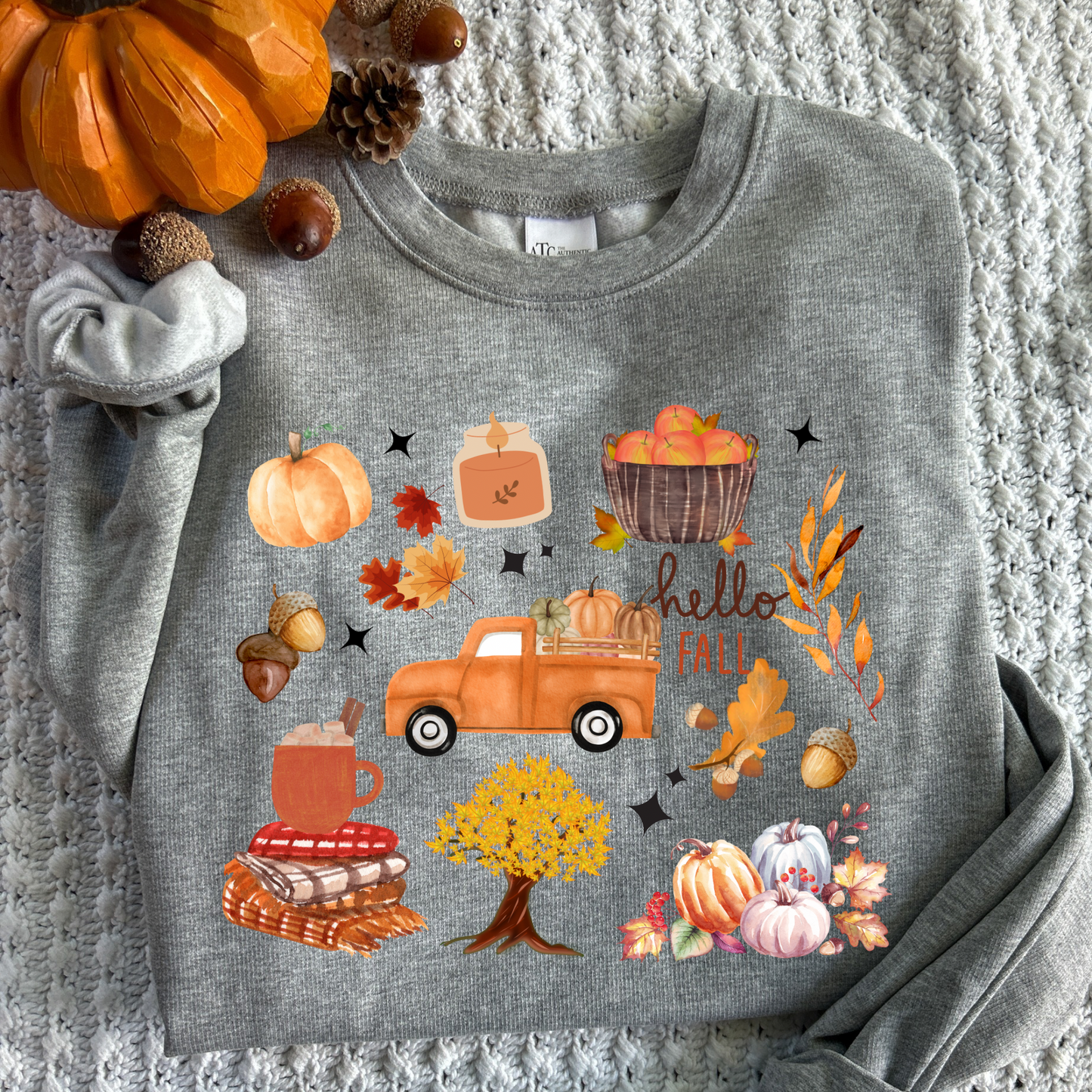 Fall Collage Crewneck
