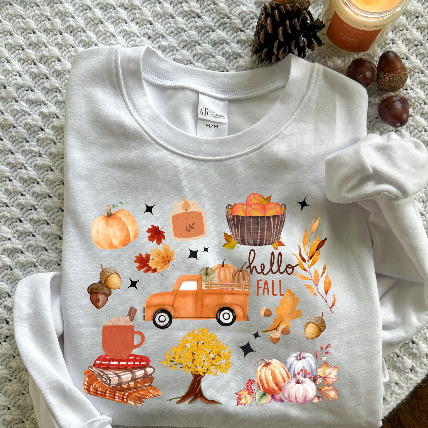 Fall Collage Crewneck