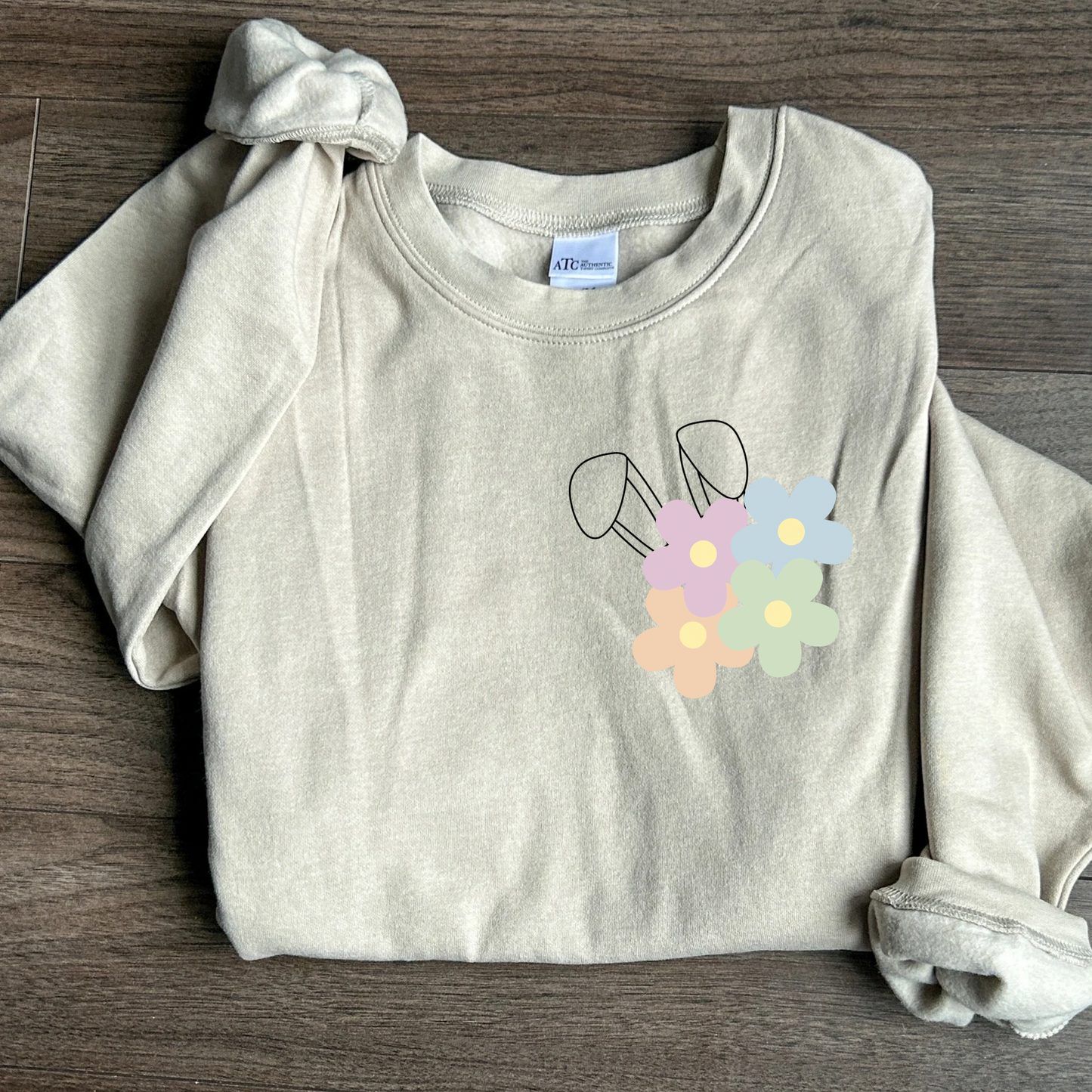 Floral Bunny Ears Crewneck