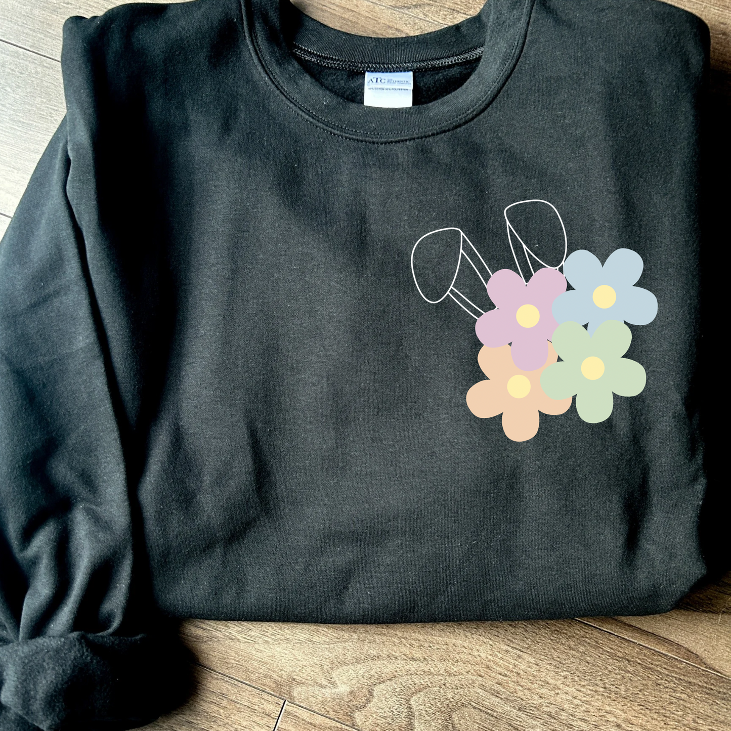 Floral Bunny Ears Crewneck