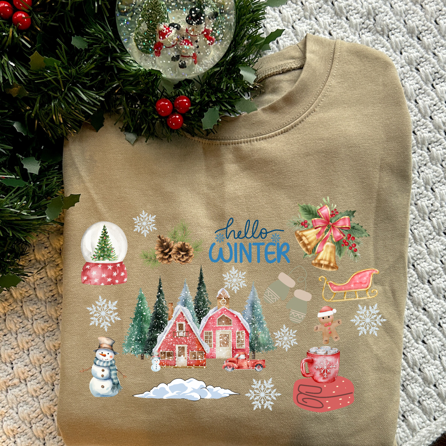 Winter Collage Crewneck