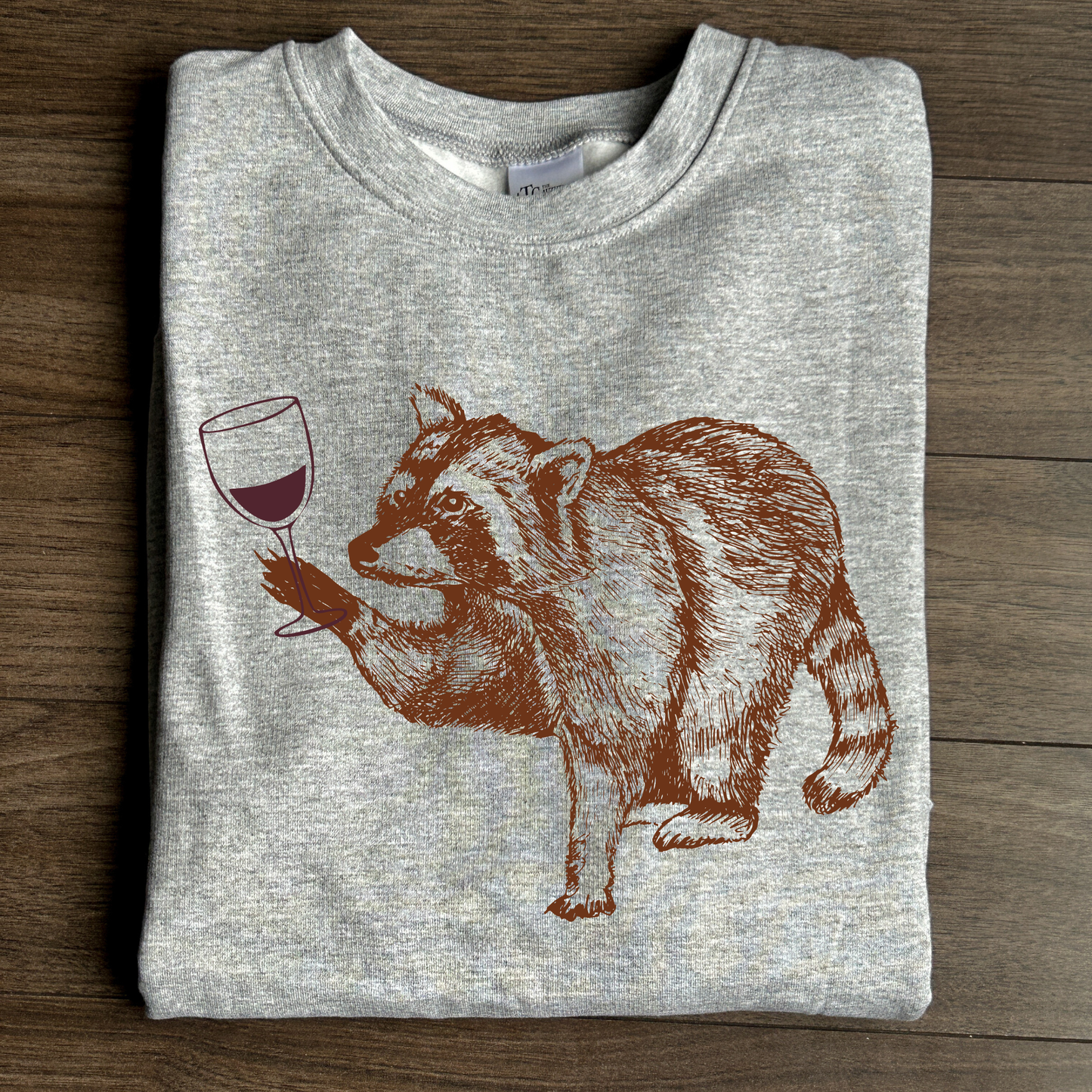 Raccoon Wine Crewneck
