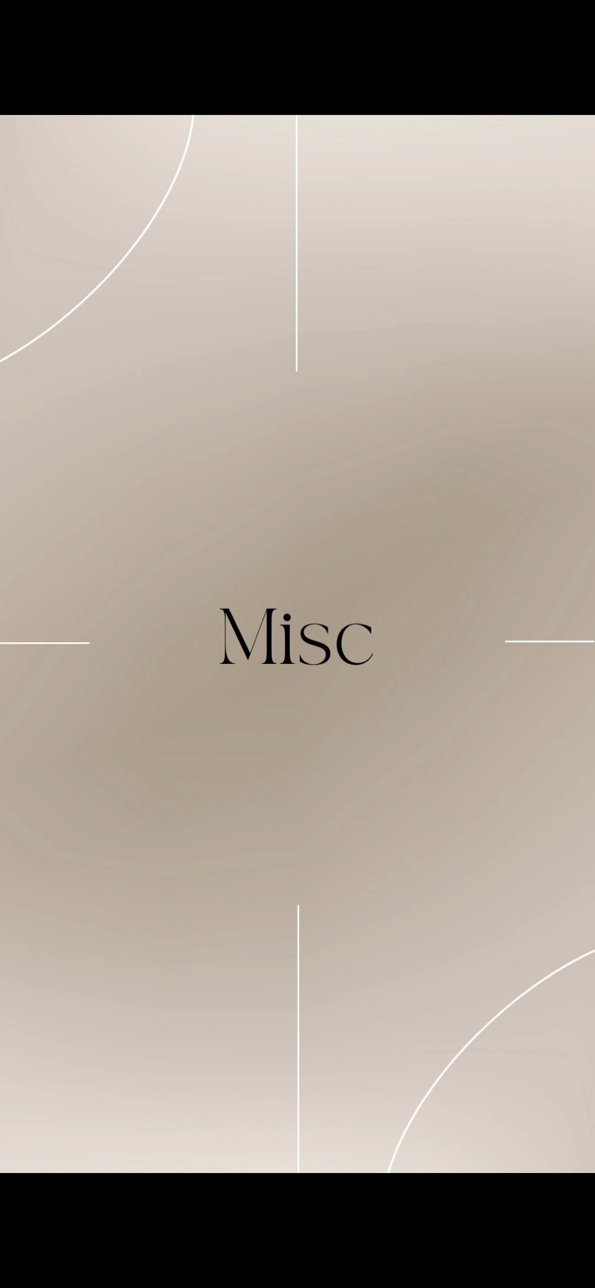 Miscellaneous