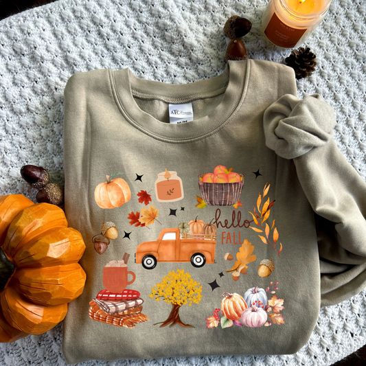 Fall Collage Crewneck