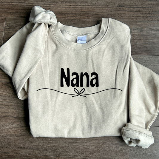 Nana Bow Crewneck