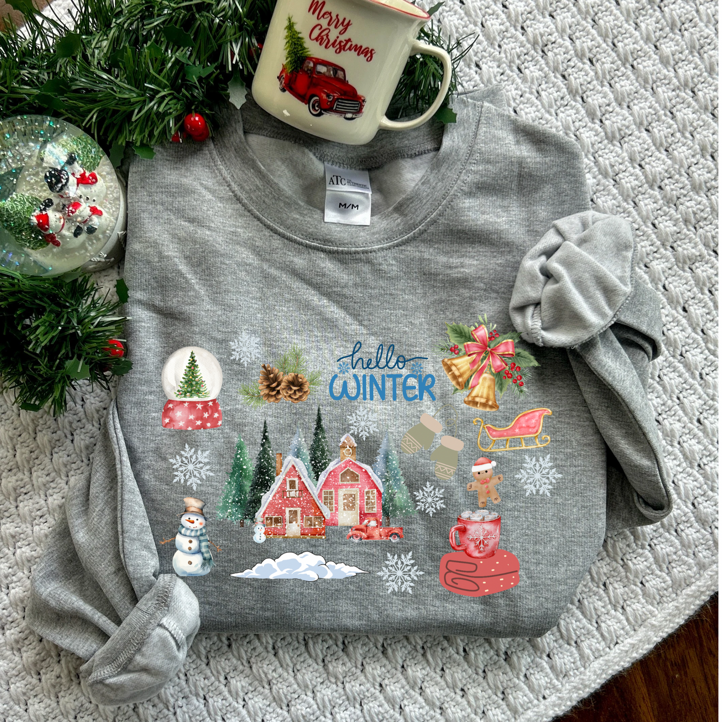 Winter Collage Crewneck