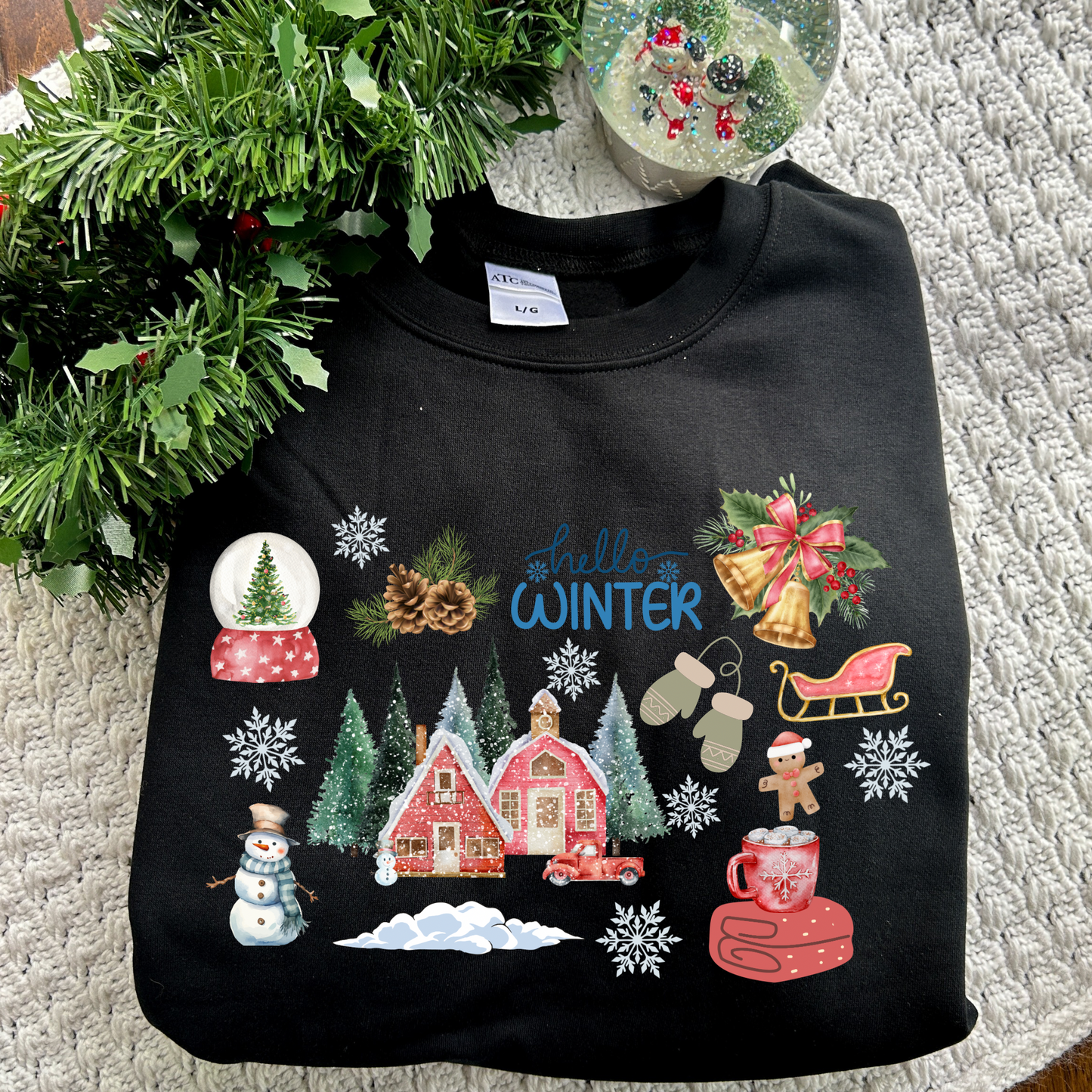 Winter Collage Crewneck