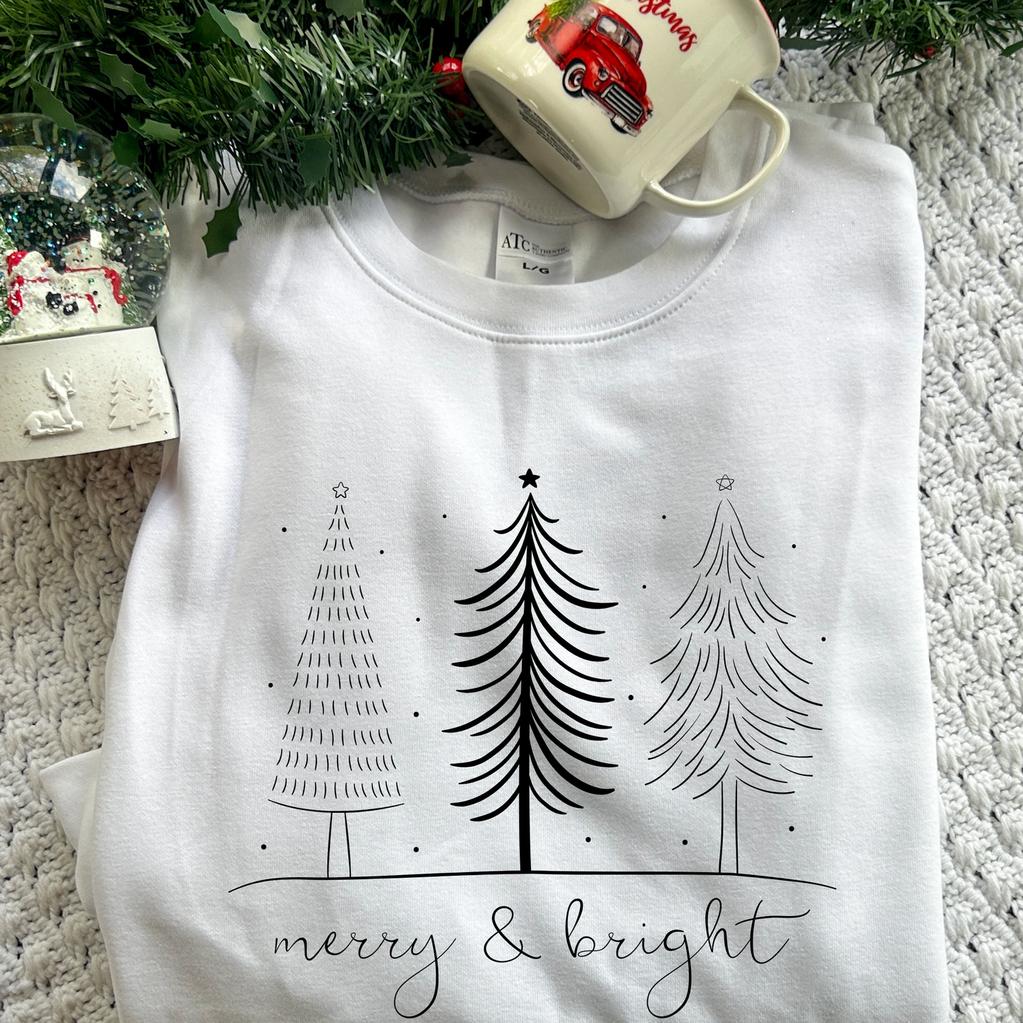 Merry & Bright Crewneck