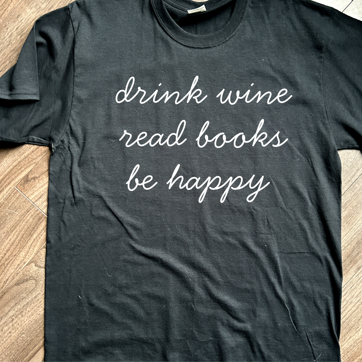 Wine Books Happy T-Shirt