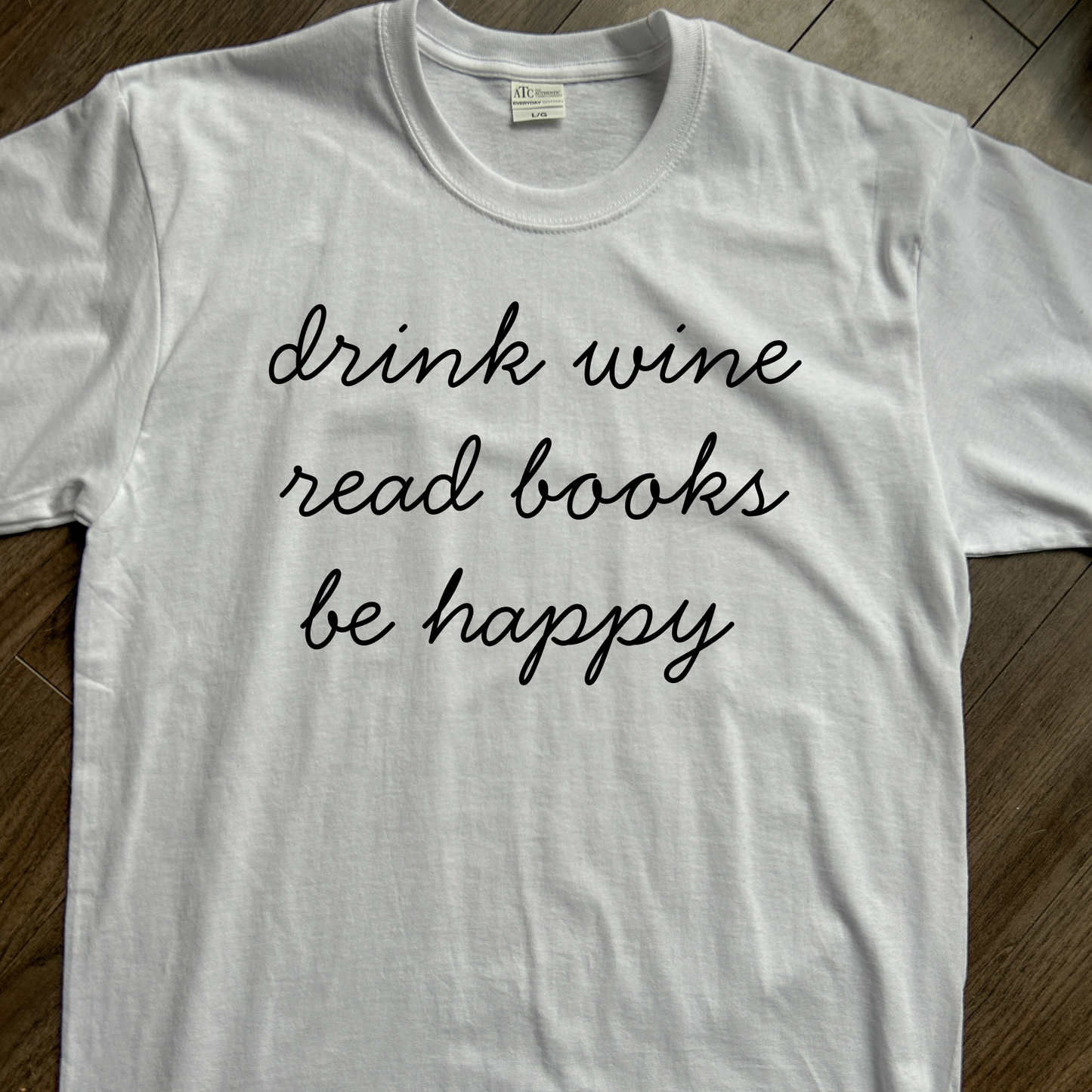 Wine Books Happy T-Shirt